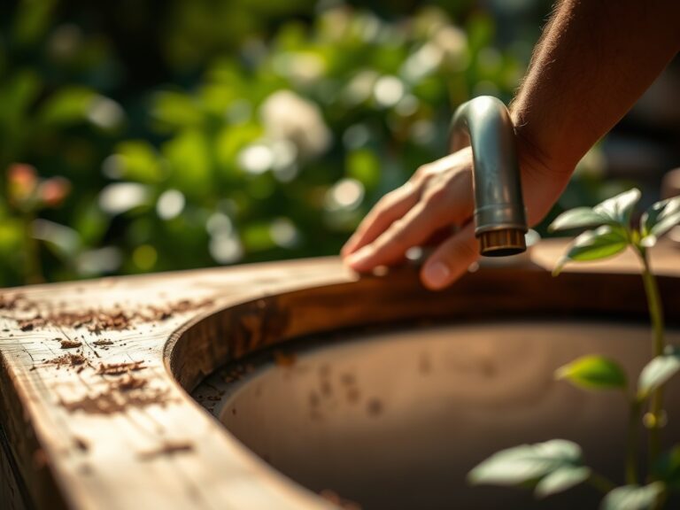 9 Practical Steps to Install a Garden Sink